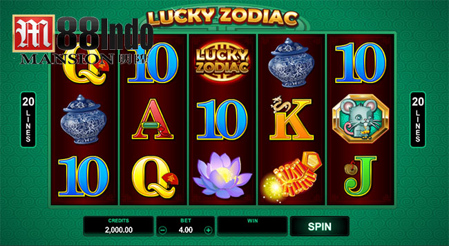Lucky Zodiac Slot Yang Sangat Menarik Di Taruhan M88